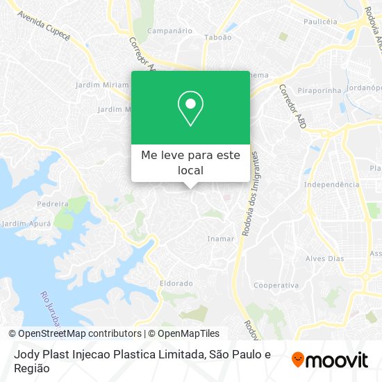 Jody Plast Injecao Plastica Limitada mapa