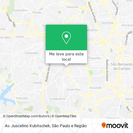 Av. Juscelino Kubitschek mapa