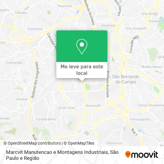 Marcvit Manutencao e Montagens Industriais mapa