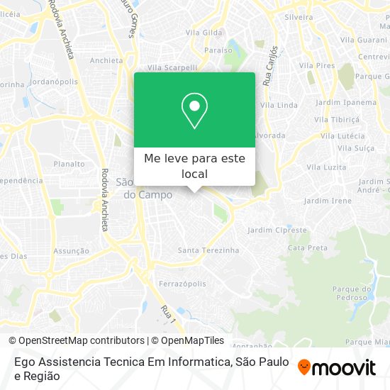 Ego Assistencia Tecnica Em Informatica mapa