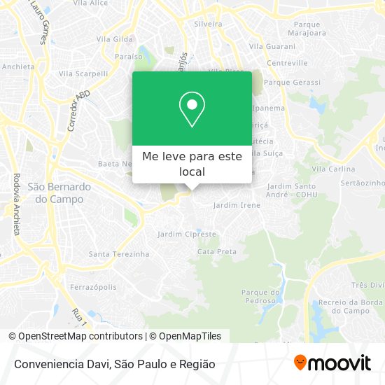 Conveniencia Davi mapa