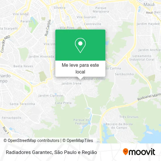 Radiadores Garantec mapa