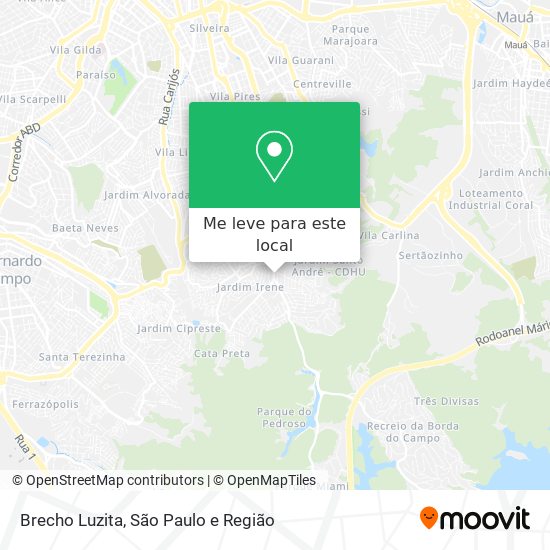 Brecho Luzita mapa