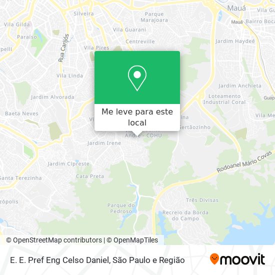 E. E. Pref Eng Celso Daniel mapa