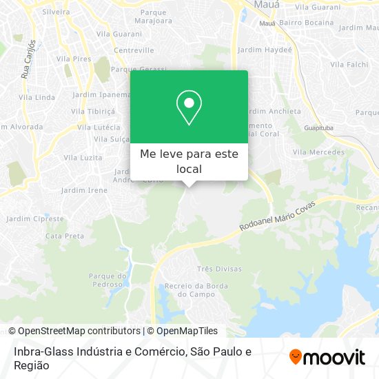 Inbra-Glass Indústria e Comércio mapa