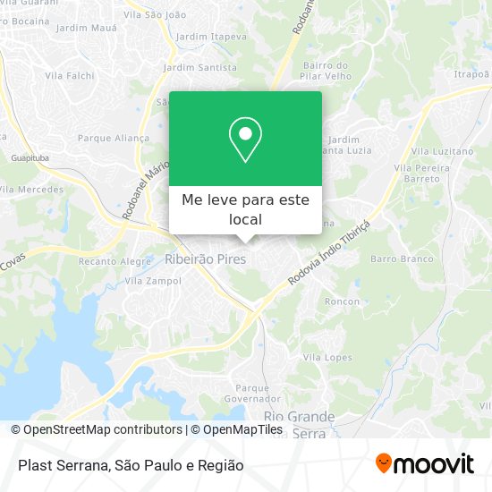 Plast Serrana mapa