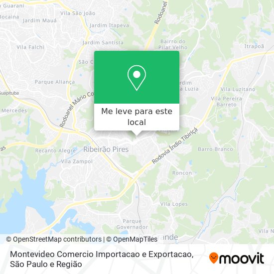 Montevideo Comercio Importacao e Exportacao mapa