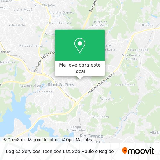 Lógica Serviços Técnicos Lst mapa