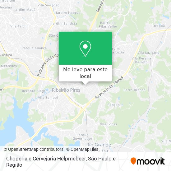 Choperia e Cervejaria Helpmebeer mapa