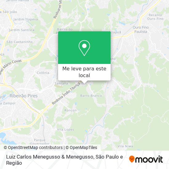 Luiz Carlos Menegusso & Menegusso mapa