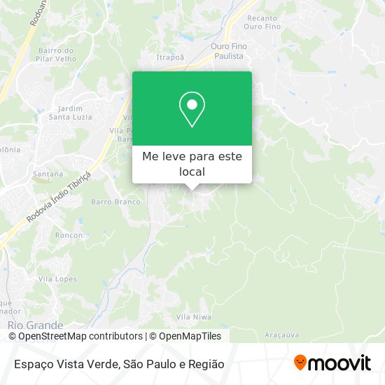 Espaço Vista Verde mapa