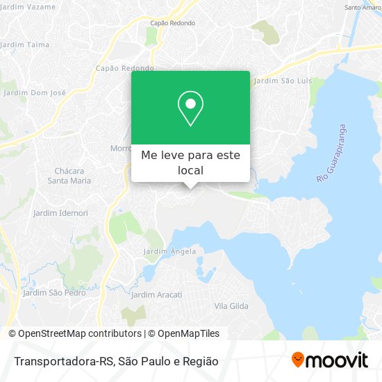 Transportadora-RS mapa