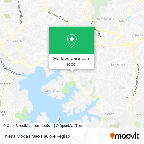 Nena Modas mapa