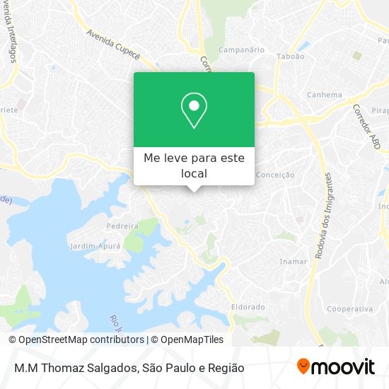 M.M Thomaz Salgados mapa