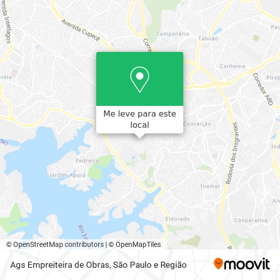 Ags Empreiteira de Obras mapa