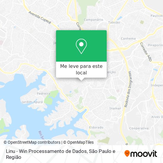 Linu - Win Processamento de Dados mapa