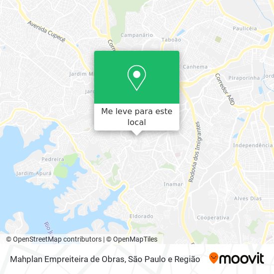 Mahplan Empreiteira de Obras mapa