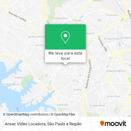 Ansac Video Locadora mapa