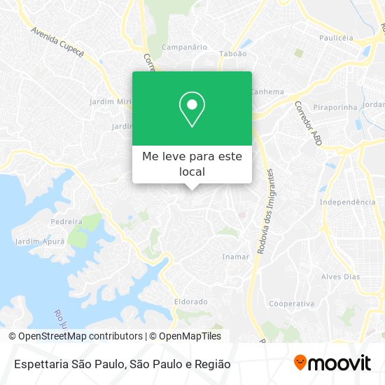 Espettaria São Paulo mapa