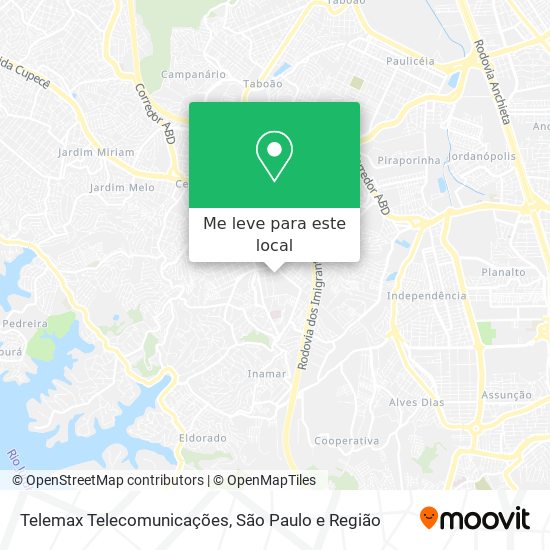 Telemax Telecomunicações mapa