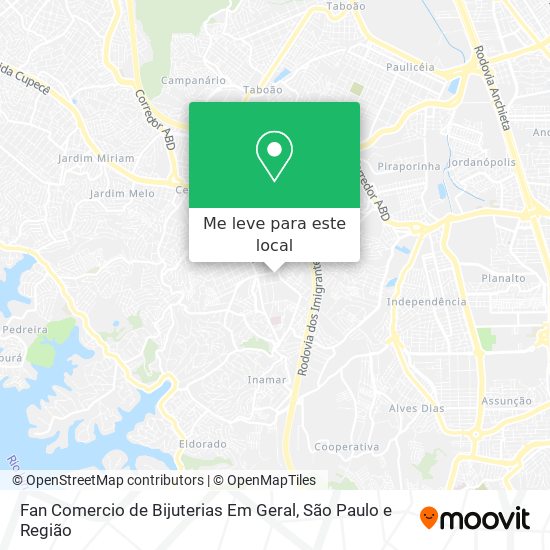 Fan Comercio de Bijuterias Em Geral mapa