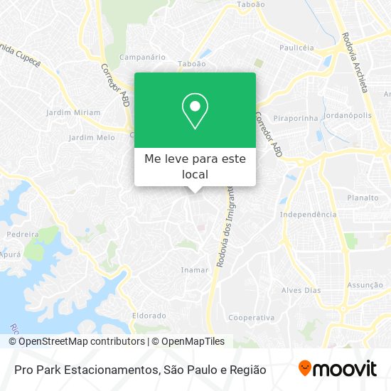 Pro Park Estacionamentos mapa