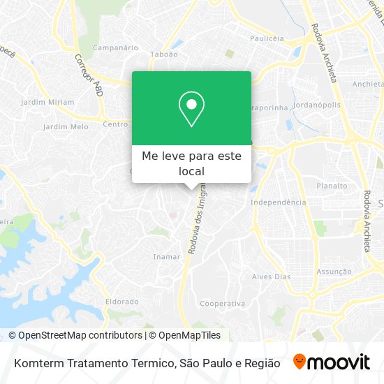 Komterm Tratamento Termico mapa