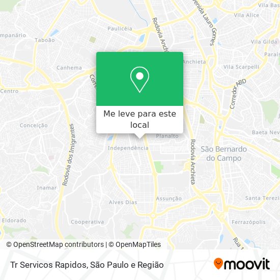 Tr Servicos Rapidos mapa