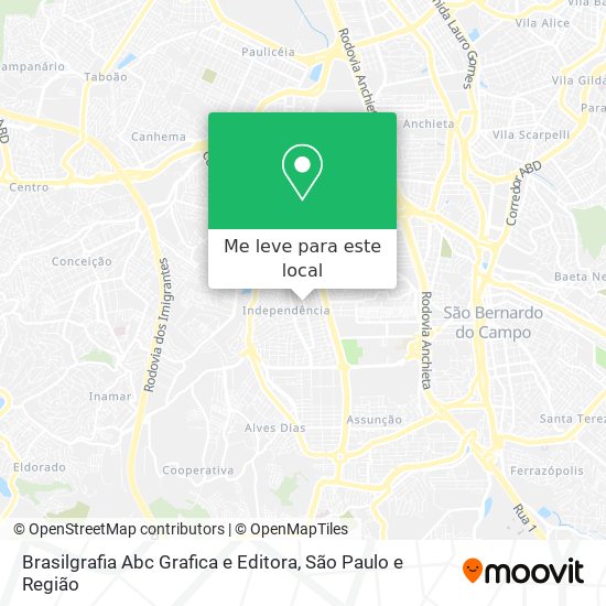 Brasilgrafia Abc Grafica e Editora mapa