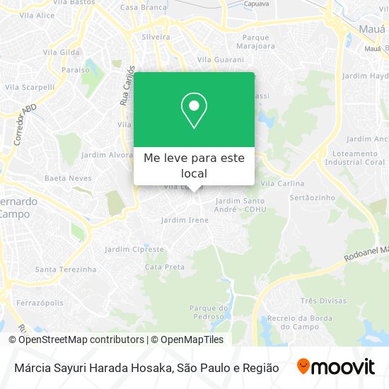 Márcia Sayuri Harada Hosaka mapa