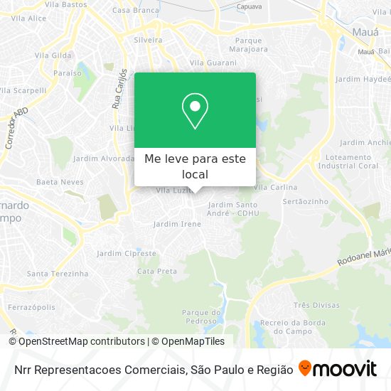 Nrr Representacoes Comerciais mapa
