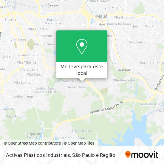 Activas Plásticos Industriais mapa