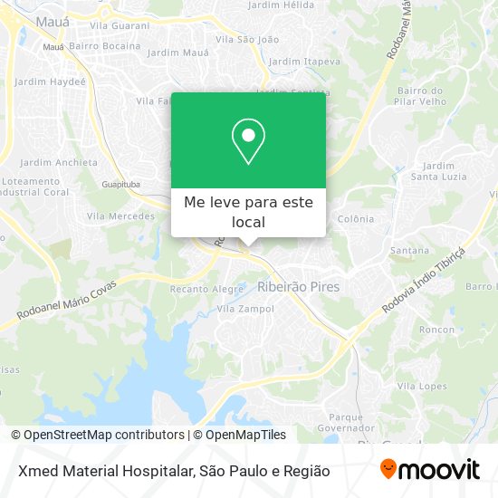 Xmed Material Hospitalar mapa