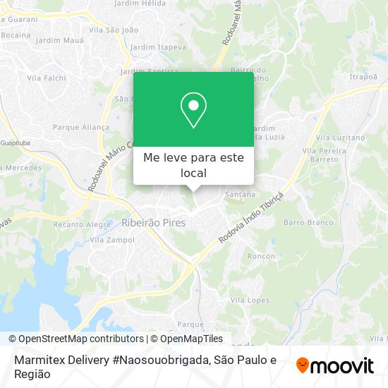 Marmitex Delivery #Naosouobrigada mapa