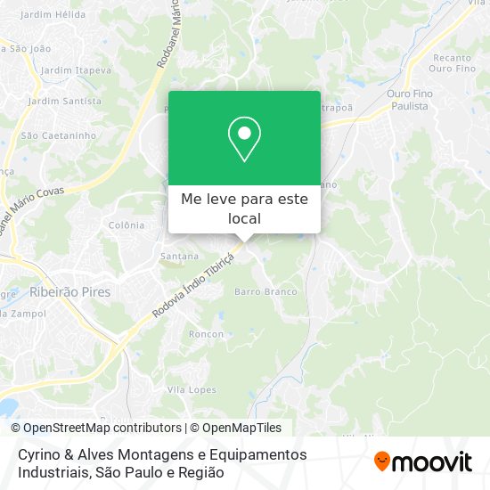 Cyrino & Alves Montagens e Equipamentos Industriais mapa