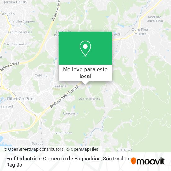 Fmf Industria e Comercio de Esquadrias mapa