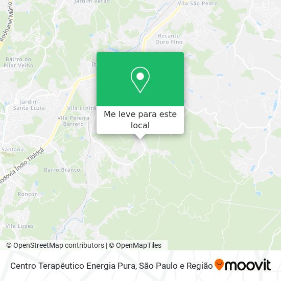 Centro Terapêutico Energia Pura mapa