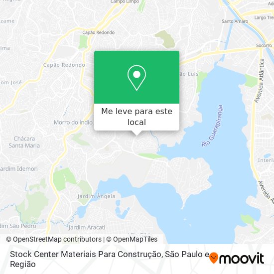 Stock Center Materiais Para Construção mapa