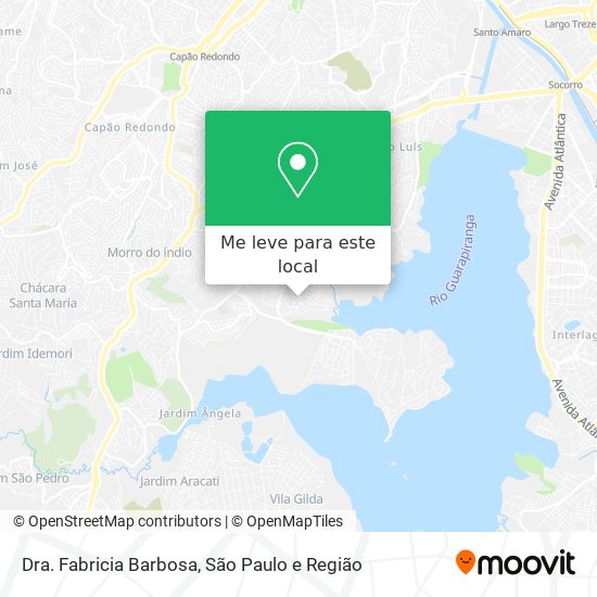 Dra. Fabricia Barbosa mapa