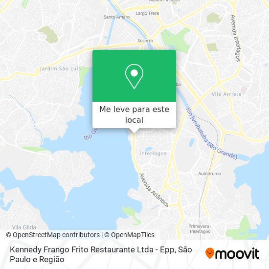 Kennedy Frango Frito Restaurante Ltda - Epp mapa