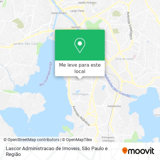 Lascor Administracao de Imoveis mapa