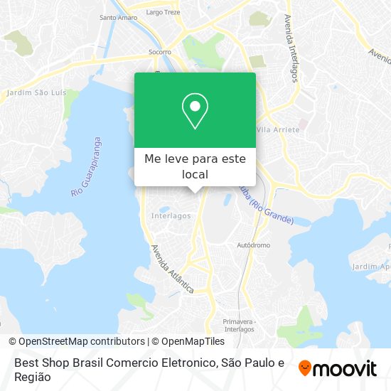 Best Shop Brasil Comercio Eletronico mapa