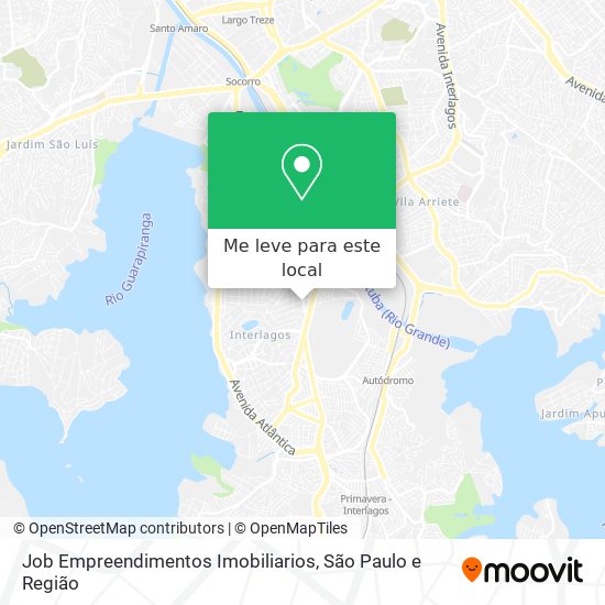 Job Empreendimentos Imobiliarios mapa