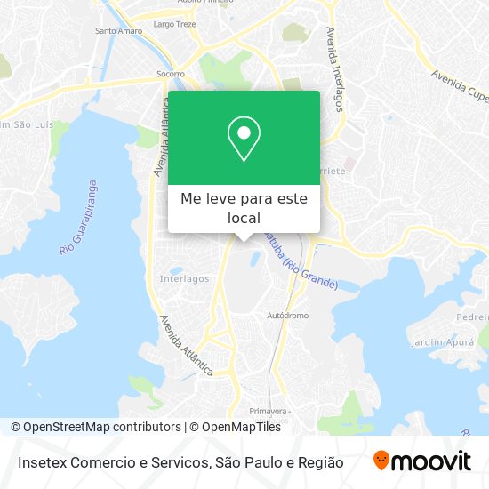 Insetex Comercio e Servicos mapa