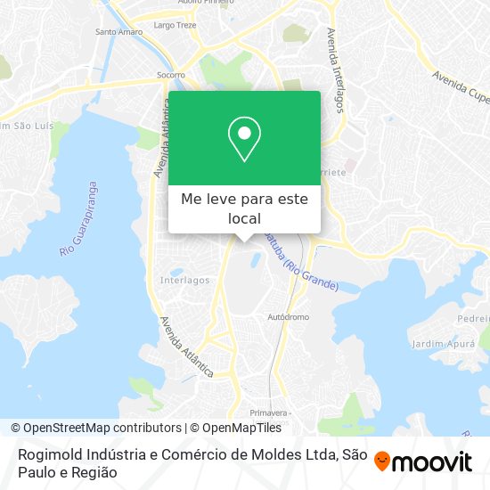 Rogimold Indústria e Comércio de Moldes Ltda mapa