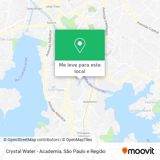Crystal Water - Academia mapa