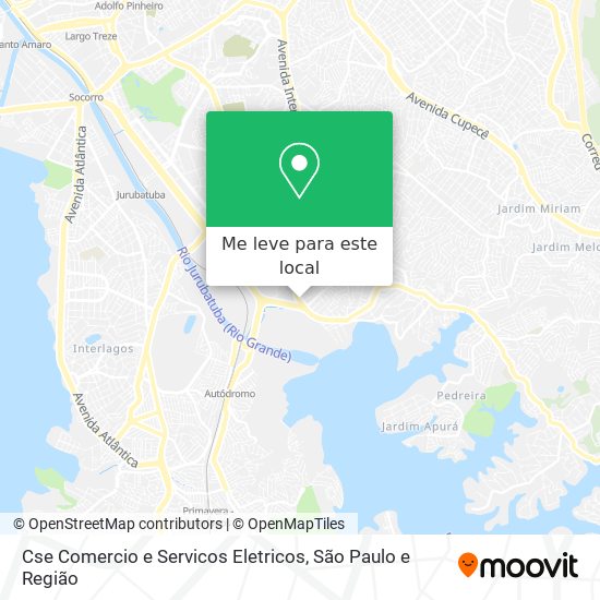 Cse Comercio e Servicos Eletricos mapa