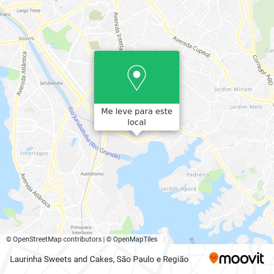 Laurinha Sweets and Cakes mapa