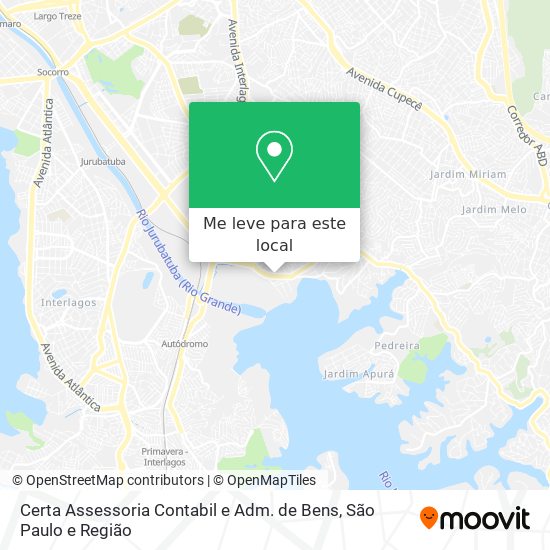 Certa Assessoria Contabil e Adm. de Bens mapa