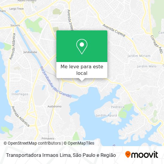 Transportadora Irmaos Lima mapa